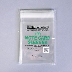 Clear Sleeves for Single 5.5 Bar Ca